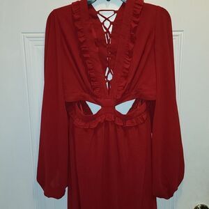 Bordeaux Colored Maxi